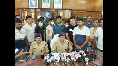 Their illicit operation was brought to a halt when they were held in Lucknow on Monday. (HT Photo) Their illicit operation was brought to a halt when they were held in Lucknow on Monday. (HT Photo)