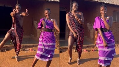 Kili Paul (left) and Neema Paul (right) matching steps to the song Kaavaalaa. (Instagram/@kili_paul) Kili Paul (left) and Neema Paul (right) matching steps to the song Kaavaalaa. (Instagram/@kili_paul)