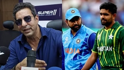 Wasim Akram gave a stern reminder of the 2022 Asia Cup in response to a query on India vs Pakistan Wasim Akram gave a stern reminder of the 2022 Asia Cup in response to a query on India vs Pakistan
