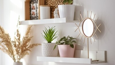 Wall shelves are an interesting way to spruce up the vibe of any space. (Pexels) Wall shelves are an interesting way to spruce up the vibe of any space. (Pexels)