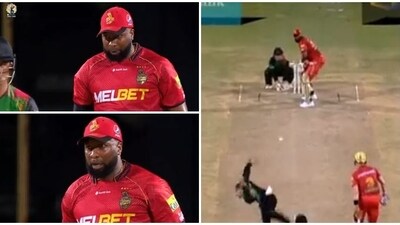 Kieron Pollard returned unbeaten on 37 off 16 balls Kieron Pollard returned unbeaten on 37 off 16 balls