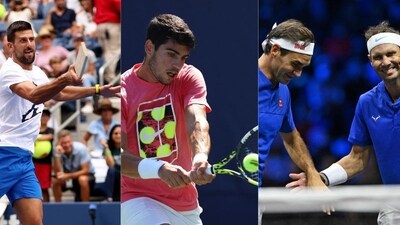 Daniil Medvedev spoke about Novak Djokovic and Carlos Alcaraz ahead of the US Open 2023. Daniil Medvedev spoke about Novak Djokovic and Carlos Alcaraz ahead of the US Open 2023.