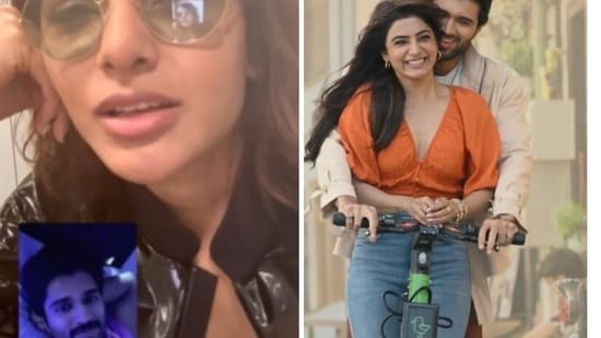 Kushi co-stars Samantha and Vijay Devarakonda recently chatted on a 'video call'