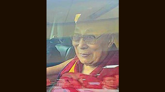During his stay in Ladakh, the spiritual leader gave a three-day teaching at Shewatsel ground which was attended by around 65,000 people (HT Photo)