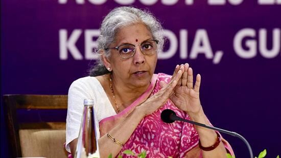Union finance minister Nirmala Sitharaman. (Twitter)