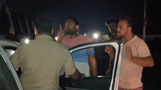 Screengrab of the incident.