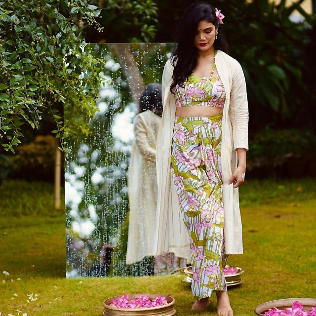 Onam three-piece set from House of Vandy (Photo: Instagram.com/house_of_vandy) Onam three-piece set from House of Vandy (Photo: Instagram.com/house_of_vandy)