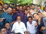 Rajinikanth makes a surprise visit to BMTC bus depot in Bengaluru, meets crew Rajinikanth makes a surprise visit to BMTC bus depot in Bengaluru, meets crew