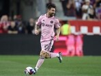 Lionel Messi #10 of Inter Miami CF controls the ball in the second half during match between Inter Miami CF and New York Red Bulls. Lionel Messi #10 of Inter Miami CF controls the ball in the second half during match between Inter Miami CF and New York Red Bulls.