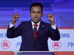 FILE PHOTO: Former biotech executive Vivek Ramaswamy speaks at the first Republican candidates' debate of the 2024 U.S. presidential campaign in Milwaukee, Wisconsin, U.S. August 23, 2023. REUTERS/Brian Snyder/File Photo