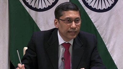 Ministry of External Affairs (MEA) spokesperson Arindam Bagchi. (ANI) Ministry of External Affairs (MEA) spokesperson Arindam Bagchi. (ANI)
