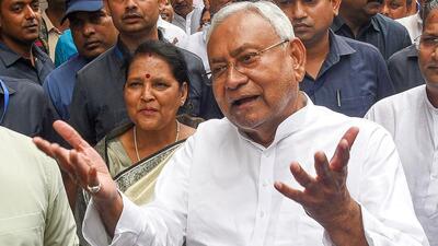 Bihar chief minister Nitish Kumar. (PTI)