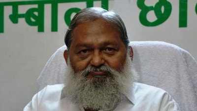Haryana home minister Anil Vij (File photo) (HT_PRINT) Haryana home minister Anil Vij (File photo) (HT_PRINT)
