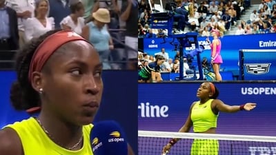 Coco Gauff mocks opponent after US Open first-round scare Coco Gauff mocks opponent after US Open first-round scare