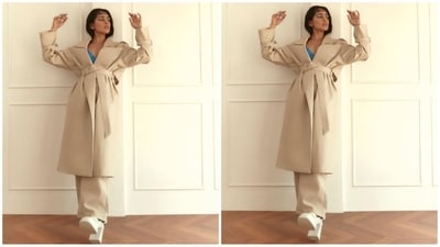 Keeping accessories to a minimum, Mrunal, with the help of celebrity fashion stylist Amandeep Kaur, styled her look with a pair of white Charles Keith high-heeled boots and some statement rings adorning her fingers. (Instagram/@mrunalthakur) Keeping accessories to a minimum, Mrunal, with the help of celebrity fashion stylist Amandeep Kaur, styled her look with a pair of white Charles Keith high-heeled boots and some statement rings adorning her fingers. (Instagram/@mrunalthakur)