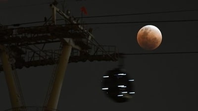 Approximately 25 percent of all full moons transform into supermoons, whereas a mere 3 percent earn the distinction of being blue moons. (Representative Photo (AFP)) Approximately 25 percent of all full moons transform into supermoons, whereas a mere 3 percent earn the distinction of being blue moons. (Representative Photo (AFP))