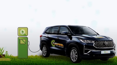 Toyota Innova HyCross is said to be World's first BS-VI (Stage-II), electrified flex-fuel vehicle. (Toyota) Toyota Innova HyCross is said to be World's first BS-VI (Stage-II), electrified flex-fuel vehicle. (Toyota)