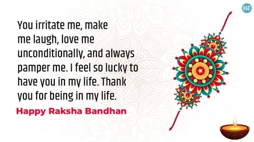 On Raksha Bandhan, sisters tie Rakhi on their brothers' wrists. (HT Photo) On Raksha Bandhan, sisters tie Rakhi on their brothers' wrists. (HT Photo)