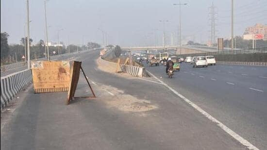 A road being built by NHAI . (HT FILE)