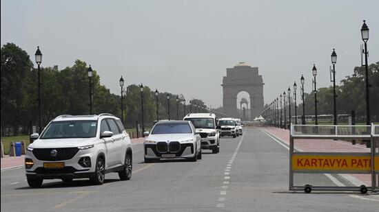 The launch of the helpdesk comes four days after the Delhi Traffic Police shared the traffic plan for the Summit. (Arvind Yadav/HT)