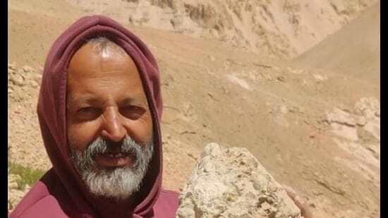 These well-preserved fossils, which indicate a thriving marine environment at the time of deposition, are likely the first reported findings from this formation, a statement about the findings by the geologist said (HT Photo)
