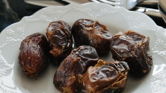 Dates: A natural source of iron, they can be helpful to counteract the potential loss of iron during menstruation. They also contain fibre and natural sugars that can provide sustained energy.