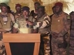 Mutinous soldiers in Gabon said Wednesday they were overturning the results of a presidential election that was to extend the Bongo family's 55-year hold on power. (GABON 24 via AP) Mutinous soldiers in Gabon said Wednesday they were overturning the results of a presidential election that was to extend the Bongo family's 55-year hold on power. (GABON 24 via AP)