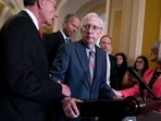 A McConnell aide said the senator would be consulting with a physician prior to his next public event. (File)
