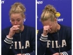 Laura Siegemund broke down in the post-match press conference