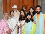 Mamata Banerjee with the Bachchan family in Mumbai. Mamata Banerjee with the Bachchan family in Mumbai.