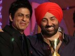 Shah Rukh Khan and Sunny Deol worked together in Yash Chopra's Darr. Shah Rukh Khan and Sunny Deol worked together in Yash Chopra's Darr.