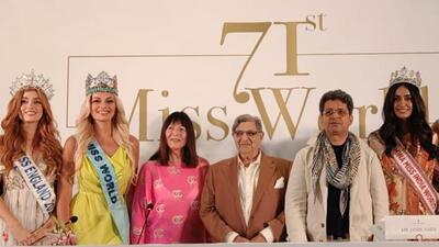 NCP supremo Sharad Pawar’s college friend Cyrus Poonawalla (centre) has advised him to retire from active politics. Poonawalla hosted the Miss World 2023 team at Koregaon Park recently. (HT)