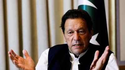 Former Pakistani Prime Minister Imran Khan. (Reuters)