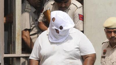 The Nuh police produce cow vigilante Raj Kumar, better known as Bittu Bajrangi, before a Nuh sessions court. (HT File Photo/Parveen Kuma) The Nuh police produce cow vigilante Raj Kumar, better known as Bittu Bajrangi, before a Nuh sessions court. (HT File Photo/Parveen Kuma)