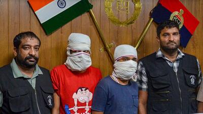 The two suspects were Deepak Nagar, 27, hailing from Tigra village in Sector 57, and his associate Karambir alias Rohit, 23, of Charkhi Dadri. (PTI) The two suspects were Deepak Nagar, 27, hailing from Tigra village in Sector 57, and his associate Karambir alias Rohit, 23, of Charkhi Dadri. (PTI)