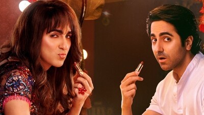 Ayushmann Khurrana plays Pooja in Dream Girl 2. Ayushmann Khurrana plays Pooja in Dream Girl 2.