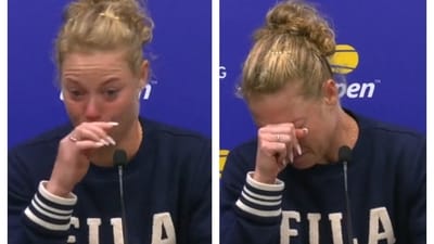 Laura Siegemund broke down in the post-match press conference Laura Siegemund broke down in the post-match press conference