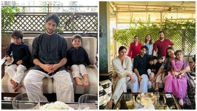 Kareena Kapoor shared pictures of Raksha Bandhan with her family. Kareena Kapoor shared pictures of Raksha Bandhan with her family.