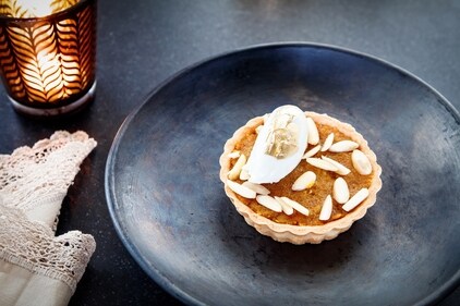 ALMOND HALWA TART (Chef Manish Mehrotra) ALMOND HALWA TART (Chef Manish Mehrotra)