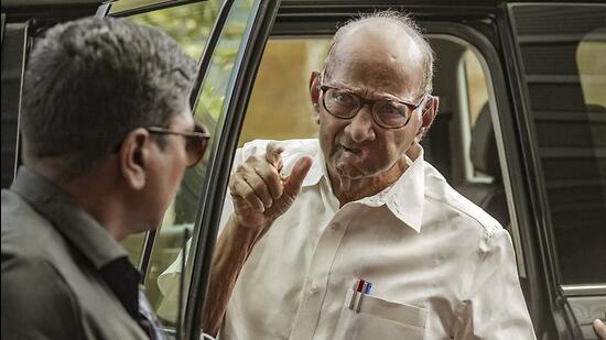 NCP founder Sharad Pawar responded to Chhagan Bhujbal’s remarks and asked party workers not to get distracted (PTI)