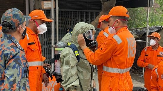 The facility has been evacuated. (Gurpreet Singh/HT photo/ Representative)