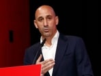 The president of the Spanish soccer federation Luis Rubiales speaks during an emergency general assembly meeting in Las Rozas. The president of the Spanish soccer federation Luis Rubiales speaks during an emergency general assembly meeting in Las Rozas.