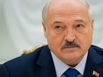 FILE - Belarusian President Alexander Lukashenko listens, during his meeting with foreign correspondents, in Minsk, Belarus, on July 6, 2023. A former member of Lukashenko’s special security forces is set to face trial in Switzerland next month for the forced disappearances of political opponents in the late 1990s, according to human rights and victims advocacy groups Wednesday Aug. 30, 2023. (AP Photo/Alexander Zemlianichenko, File)