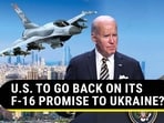 U.S. TO GO BACK ON ITS F-16 PROMISE TO UKRAINE?
U.S. TO GO BACK ON ITS F-16 PROMISE TO UKRAINE?
