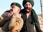 A still from Gadar 2 featuring Sunny Deol (right). A still from Gadar 2 featuring Sunny Deol (right).