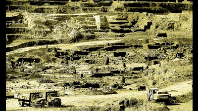 A mine in Odisha. (Arabinda Mahapatra/ HT File Photo) A mine in Odisha. (Arabinda Mahapatra/ HT File Photo)