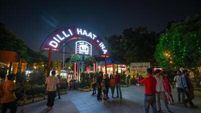 A view of revamped Dilli Haat market ahead of G20 Summit, at INA on Wednesday. (Sanchit Khanna/HT Photo) A view of revamped Dilli Haat market ahead of G20 Summit, at INA on Wednesday. (Sanchit Khanna/HT Photo)