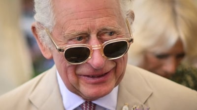 Royal Family: King Charles III reacts during a visit of the Sandringham Flower Show, in Sandrigham. (AFP) Royal Family: King Charles III reacts during a visit of the Sandringham Flower Show, in Sandrigham. (AFP)