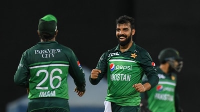 Shadab Khan then finished the job by taking four wickets.&nbsp; (AFP)