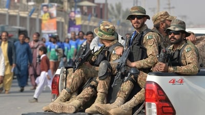 Pakistan's army soldiers. (AFP/Representative image) Pakistan's army soldiers. (AFP/Representative image)